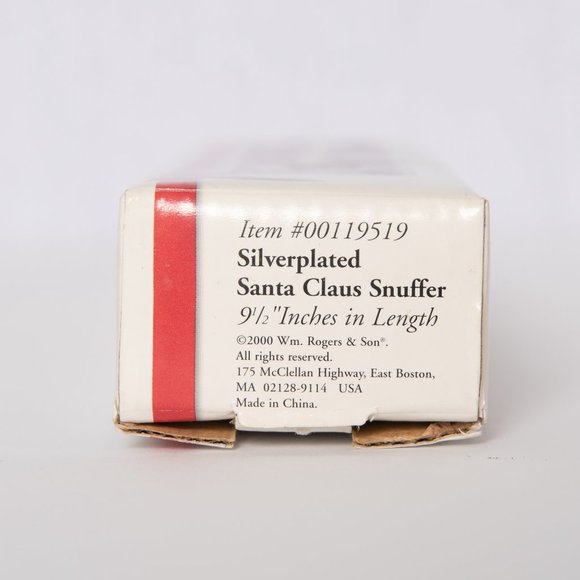 WM Rogers and Son Silverplated Santa Claus Candle Snuffer - New in Box! - Picture 5 of 6